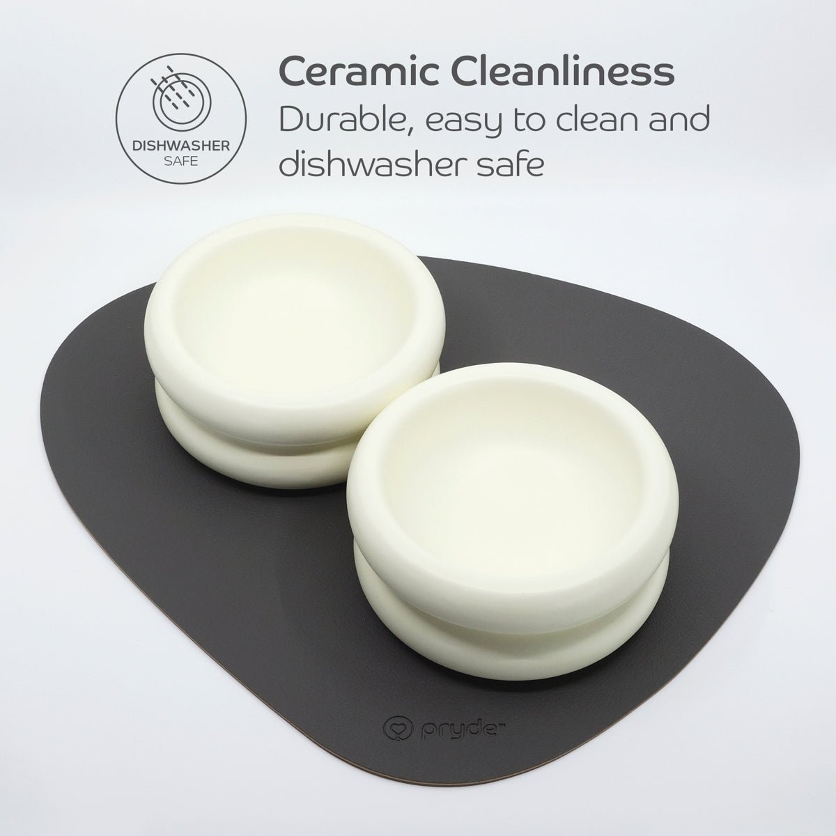 Ceramic Dining Bowl - Elevated - Pryde Pets | prydepets.com
