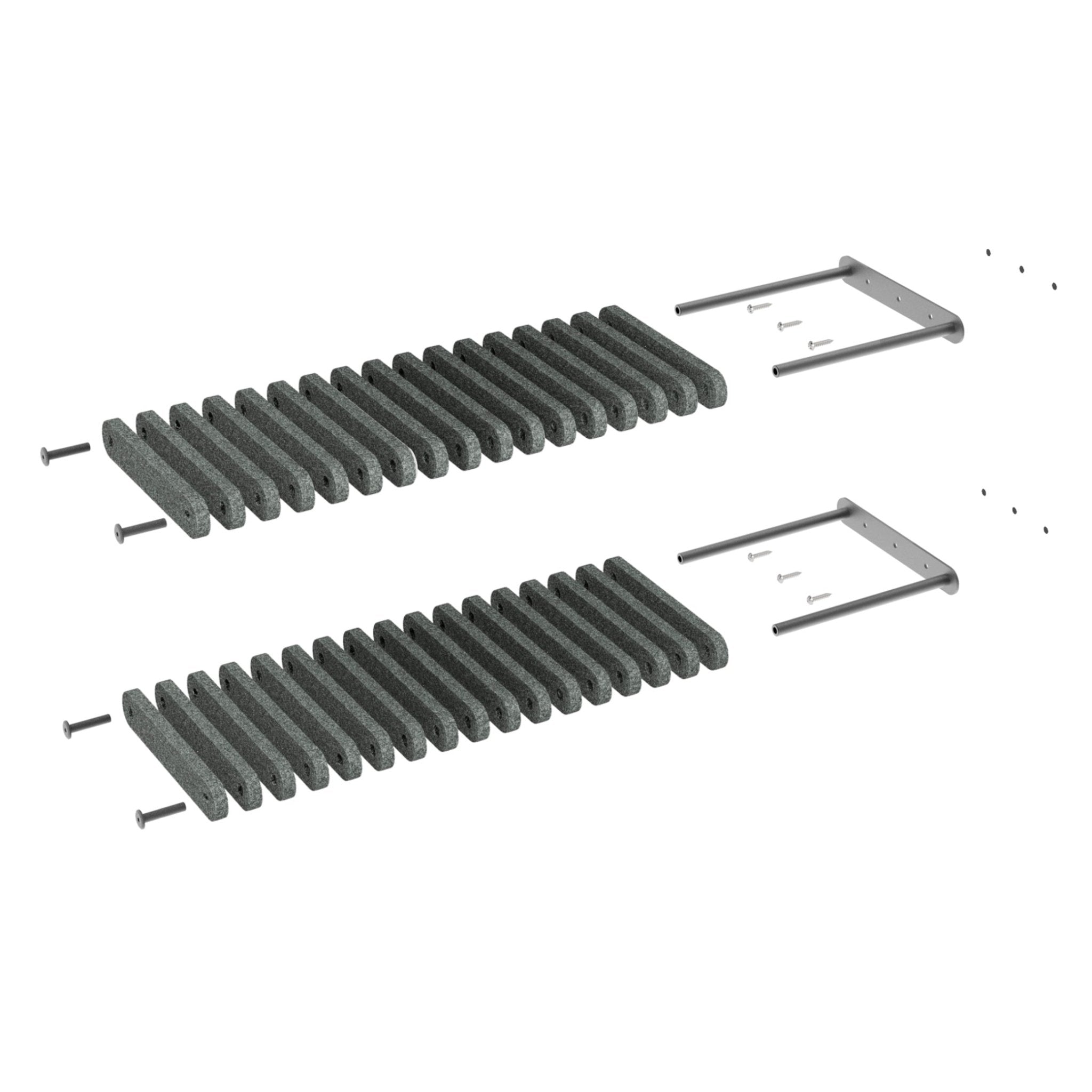 Charcoal 2 x Short Step Cat Climbers - Pryde Pets | prydepets.com