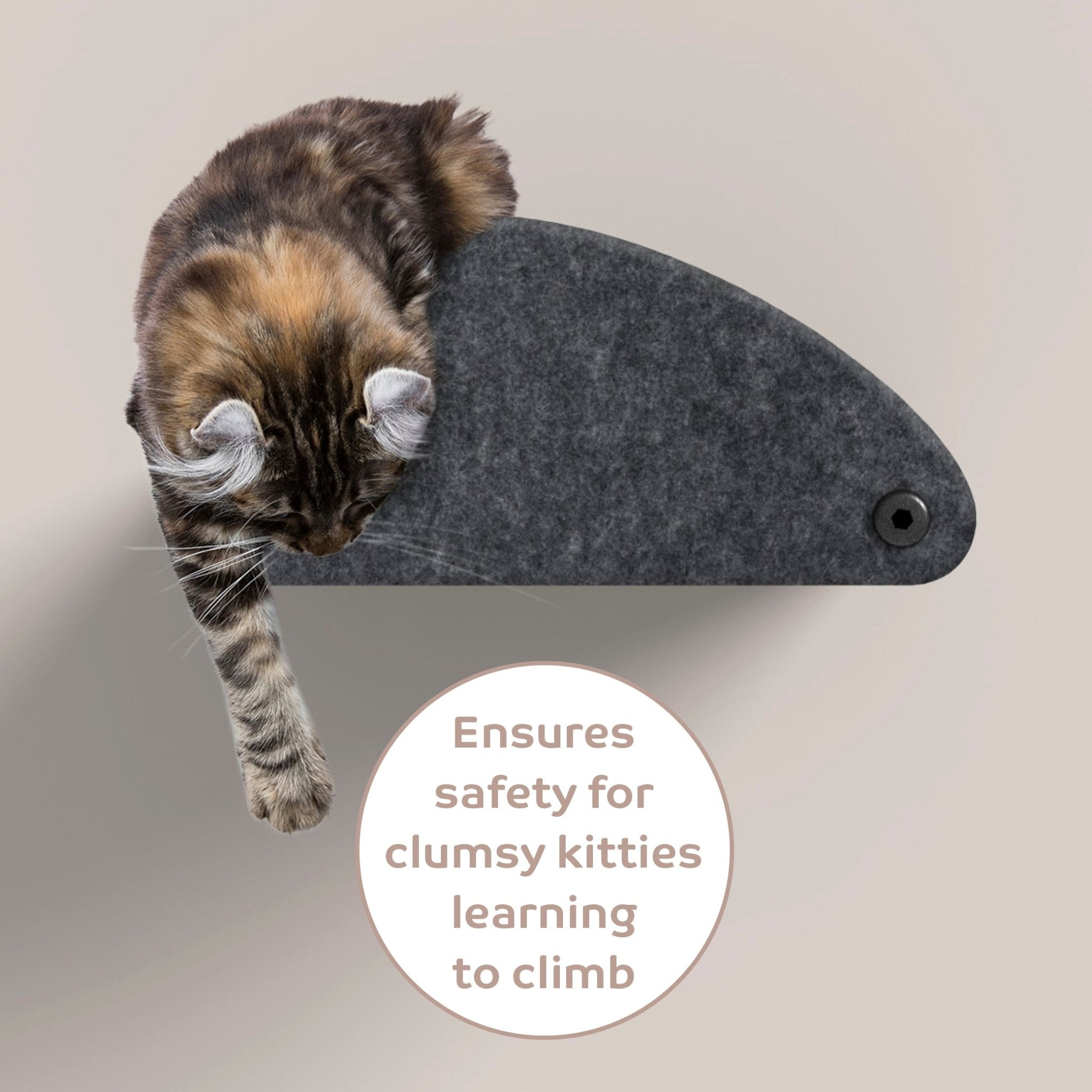 Charcoal Cat Climber Set (4 Shelves) with Facades - Pryde Pets | prydepets.com