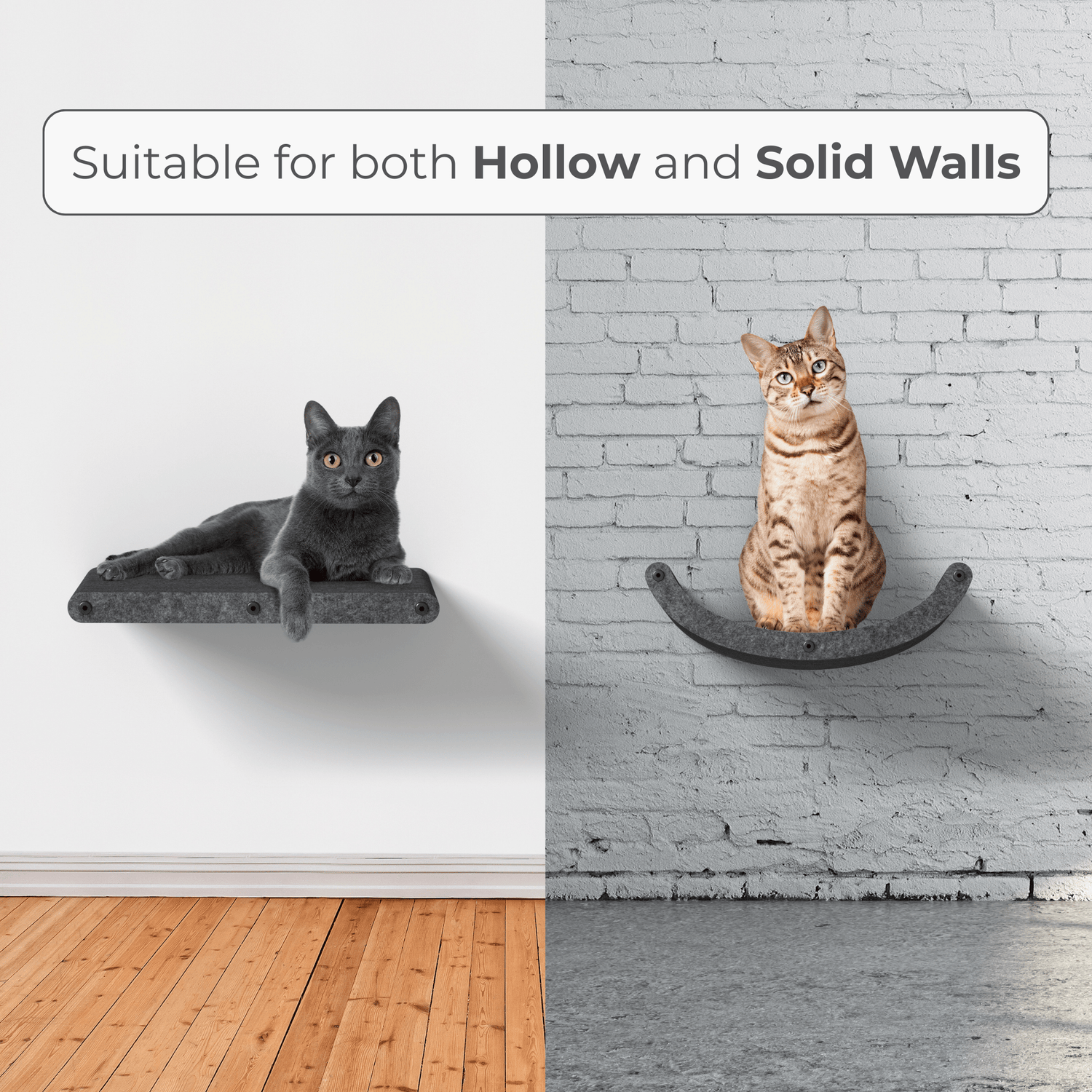 Installation Hardware Pack for Cat Climber Sets - Pryde Pets | prydepets.com