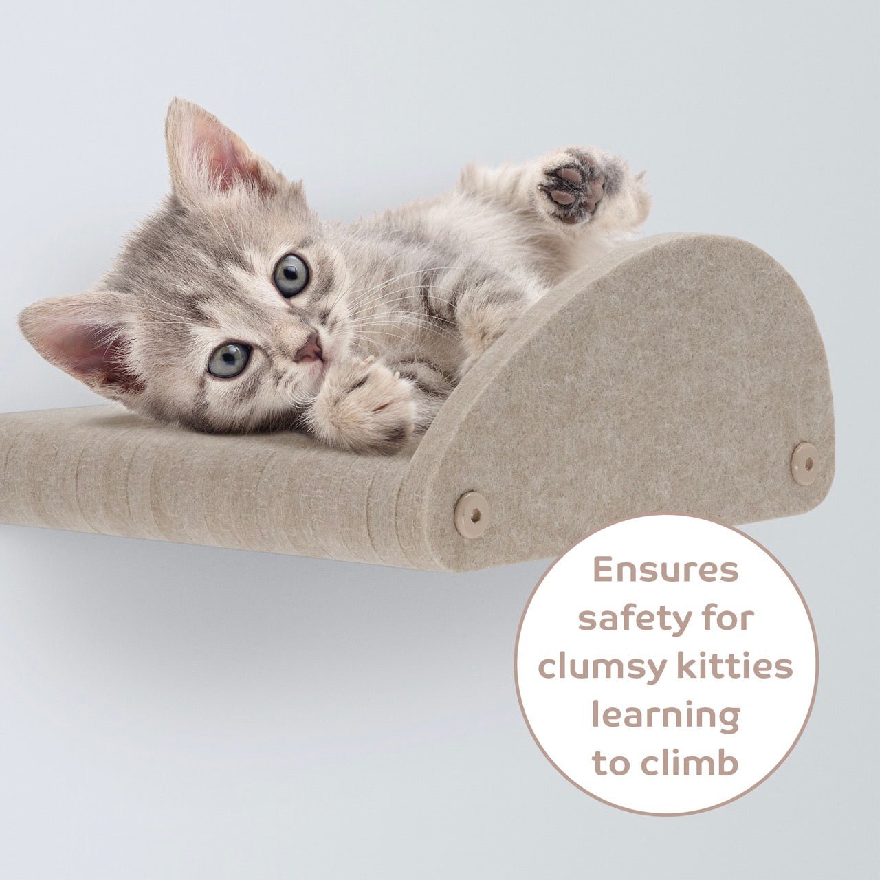 Oatmeal Cat Climber Set (4 Shelves) with Facades - Pryde Pets | prydepets.com