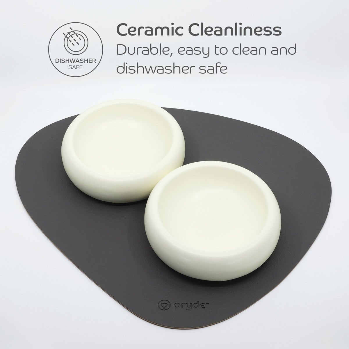 Ceramic Dining Bowl - Pryde Pets | prydepets.com