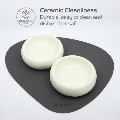 Ceramic Dining Bowl - Pryde Pets | prydepets.com