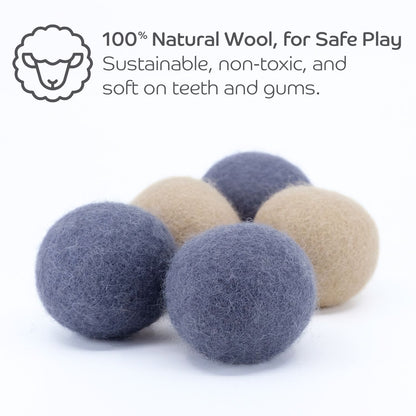 Claw - some Felt Wool Balls (Set of 5) - Pryde Pets | prydepets.com