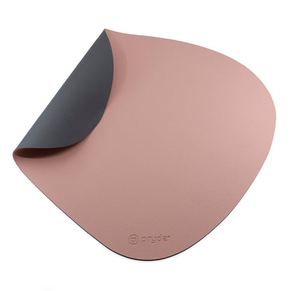 Reversible Cat Dining Mat - Blush/Charcoal - Pryde Pets | prydepets.com