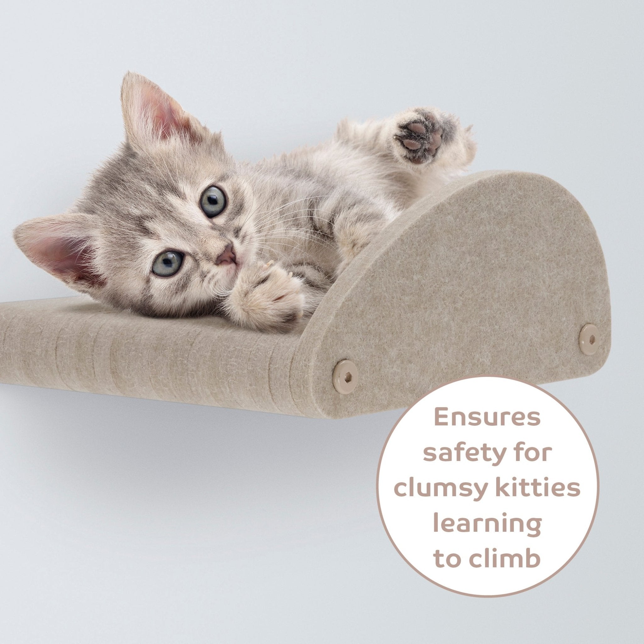 Oatmeal Cat Climber Set (4 Shelves) with Facades - Pryde Pets | prydepets.com.au